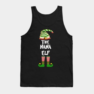 Nana Elf Family Matching Group Christmas Tank Top